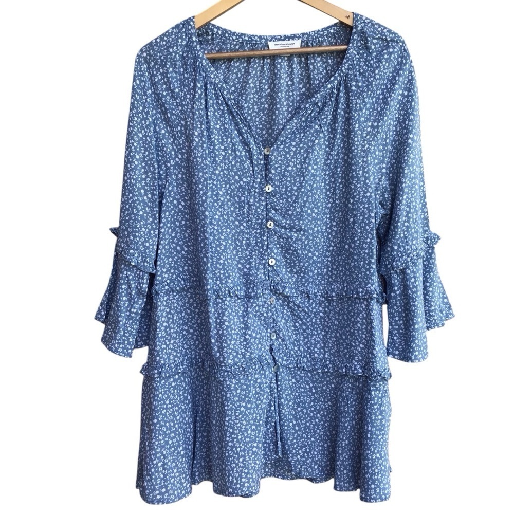 Beach Lunch Lounge Suella Itsy Ditsy Floral Tunic - Cover Up NEW